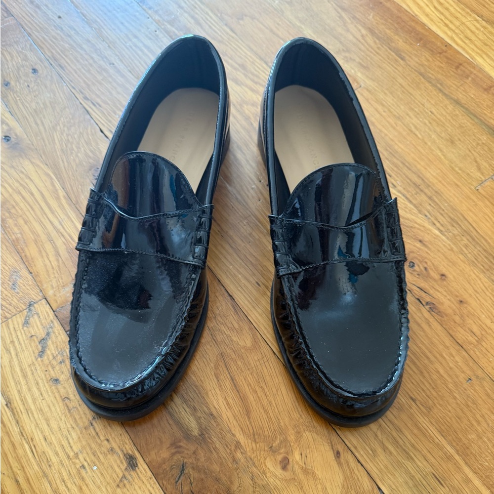 NWOT Dear Frances Luca Loafer Black Patent Leather